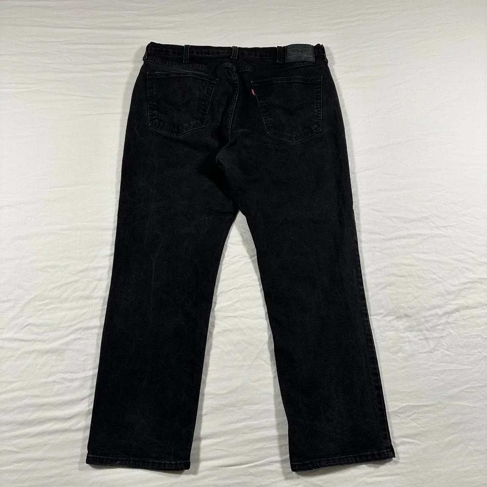 Levi's 541 Athletic Tapered Mid‎ Rise Stretch Flex Denim Men's Dark Wash 38x30